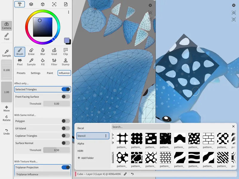 3D 与 2D 绘画